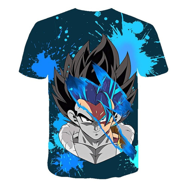 Dragon Ball Z Men's Summer T-shirts 3D Printing Super Saiyan Kid Black Zamasu Vegeta Jiren Dragonball T Shirt Tops Tees - Vimost Shop