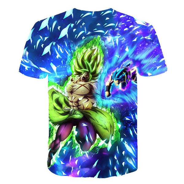 Dragon Ball Z Men's Summer T-shirts 3D Printing Super Saiyan Kid Black Zamasu Vegeta Jiren Dragonball T Shirt Tops Tees - Vimost Shop