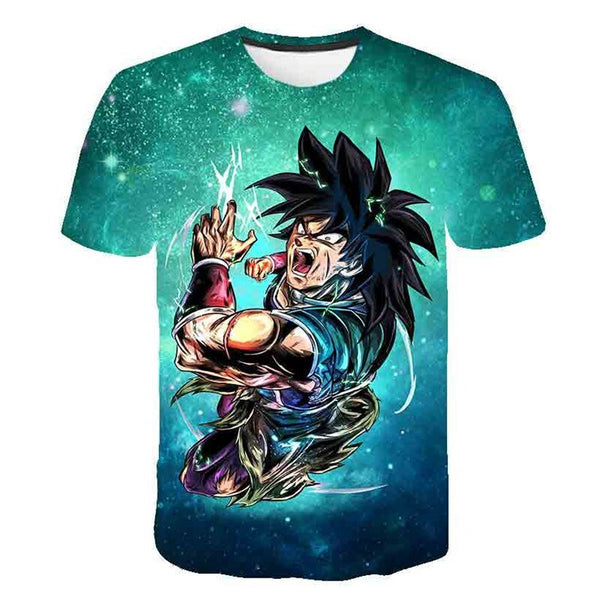 Dragon Ball Z Men's Summer T-shirts 3D Printing Super Saiyan Kid Black Zamasu Vegeta Jiren Dragonball T Shirt Tops Tees - Vimost Shop