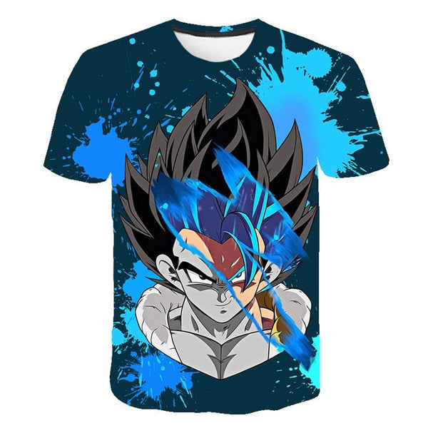 Dragon Ball Z Men's Summer T-shirts 3D Printing Super Saiyan Kid Black Zamasu Vegeta Jiren Dragonball T Shirt Tops Tees - Vimost Shop