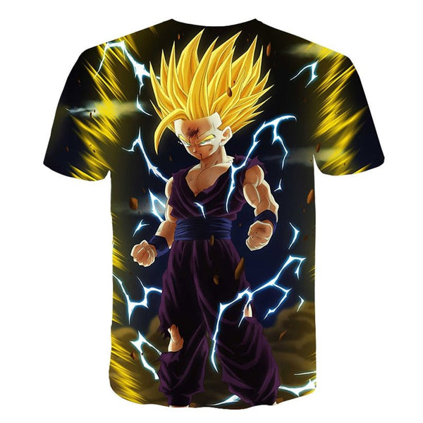 Dragon Ball Z Men's Summer T-shirts 3D Printing Super Saiyan Kid Black Zamasu Vegeta Jiren Dragonball T Shirt Tops Tees - Vimost Shop