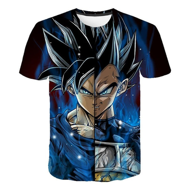 Dragon Ball Z Men's Summer T-shirts 3D Printing Super Saiyan Kid Black Zamasu Vegeta Jiren Dragonball T Shirt Tops Tees - Vimost Shop