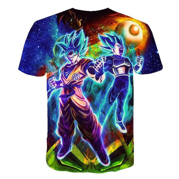 Dragon Ball Z Men's Summer T-shirts 3D Printing Super Saiyan Kid Black Zamasu Vegeta Jiren Dragonball T Shirt Tops Tees - Vimost Shop