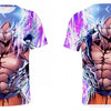 Dragon Ball Z T-shirts Men's Summer 3D Print Super Saiyan Son Goku Black Vegeta Battle Dragonball Casual T Shirt Tops Tee - Vimost Shop