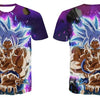 Dragon Ball Z Ultra Instinct God Son Goku Super Saiyan Men Tshirt 3D Printed Summer O-Neck Daily Casual Funny T shirt Plus Size - Vimost Shop