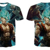 Dragon Ball Z Ultra Instinct God Son Goku Super Saiyan Men Tshirt 3D Printed Summer O-Neck Daily Casual Funny T shirt Plus Size - Vimost Shop