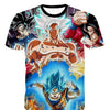 Dragon Ball Z Ultra Instinct God Son Goku Super Saiyan Men Tshirt 3D Printed Summer O-Neck Daily Casual Funny T shirt Plus Size - Vimost Shop