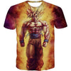 Dragon Ball Z Ultra Instinct God Son Goku Super Saiyan Men Tshirt 3D Printed Summer O-Neck Daily Casual Funny T shirt Plus Size - Vimost Shop