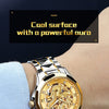 Dragon Skeleton Automatic Mechanical Watches For Men Wrist Watch Stainless Steel Strap Gold Clock 30m Waterproof Mens watch - Vimost Shop