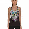 Drop Ship Summer styles Hot Fashion Sexy women's tank cross Skull flower vine digital print Round neck sleeveless Tank Camisole - Vimost Shop