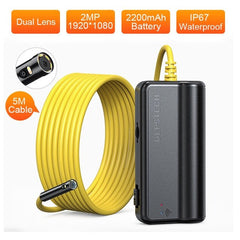 Dual Lens 2MP 5MP Wireless Endoscope Semi-Rigid Snake Inspection Zoom Scope Camera 1944P WiFi Borescope for Android iOS - Vimost Shop