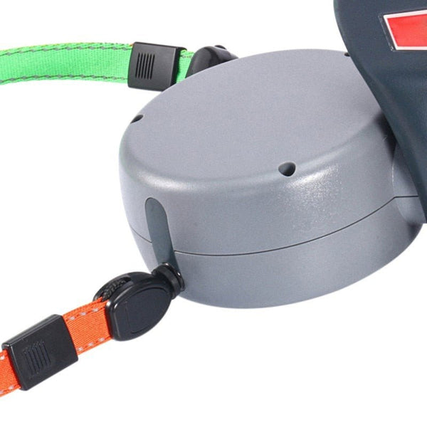 Dual Pet Dog Leash Retractable Walking Leash 3 M Length Double Leashes Pet Products Suit For 22.5KG - Vimost Shop