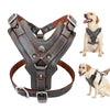 Durable Dog Harness Large Dogs Genuine Leather Harnesses Pet Training Vest With Quick Control Handle For Labrador Pitbull - Vimost Shop
