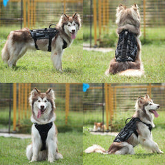 Durable Dog Harness Tactical Military Dog Vest No Pull Pet Training Harnesses Vest for Medium Large Dogs M L XL - Vimost Shop