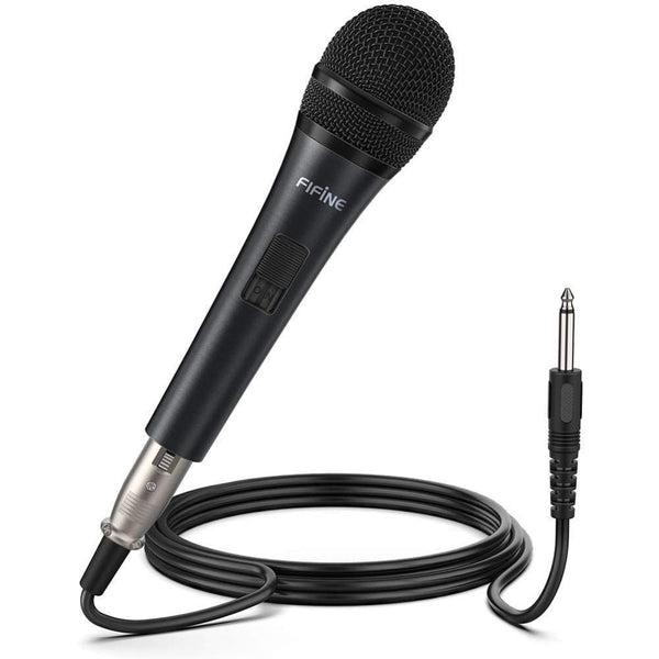 Dynamic Microphone for Speaker Vocal Microphone for Karaoke with On/Off Switch Includes 14.8ft XLR to 1/4'' Connection - Vimost Shop