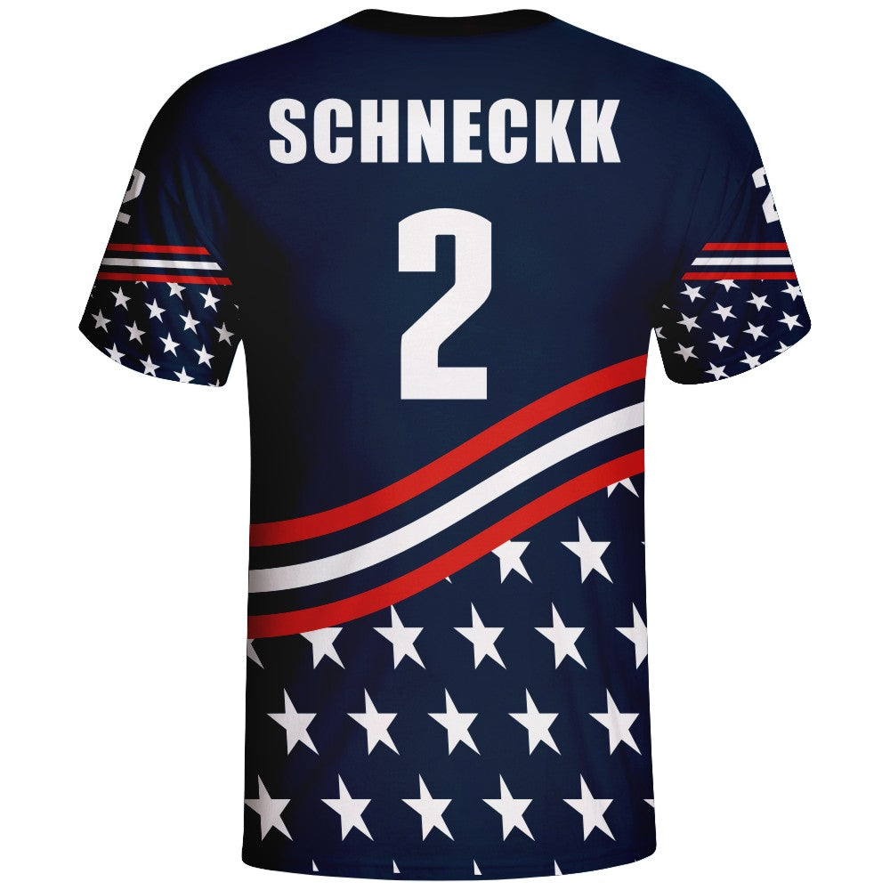 USA Flag Design Esports Jersey apparel Sublimation Shirts | Vimost Shop.