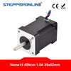 High Torque Nema 14 Stepper Motor 40Ncm(56.7oz.in) 1.5A 35x35x52mm Nema14 Stepper 4-lead for CNC DIY 3D Printer | Vimost Shop.