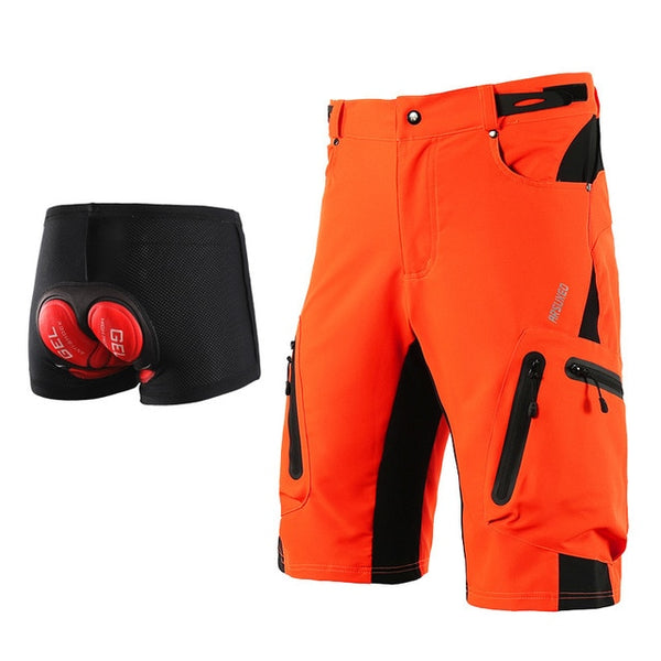 Men Outdoor Sports Cycling Shorts MTB Downhill Trousers Mountain Bike Bicycle Shorts Water Resistant Loose Fit