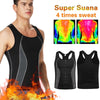 Men's Neoprene Workout Zipper No Zip Tank Tops Sweat Sauna Suits Waist Trainer Slimming Body Shaper Thermo Gym Vest Black | Vimost Shop.