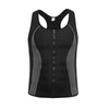 Men's Neoprene Workout Zipper No Zip Tank Tops Sweat Sauna Suits Waist Trainer Slimming Body Shaper Thermo Gym Vest Black | Vimost Shop.