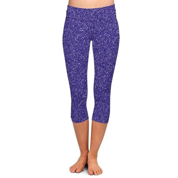 Summer Fashion Color Women 3d Galaxy Digital Print High Waist Capri Leggings Elastic Trouser Casual Leggings | Vimost Shop.