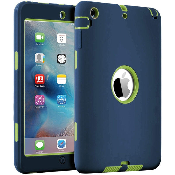 For iPad Mini 1/2/3 Retina Case 3 in1 Anti-slip Hybrid Protective Heavy Duty Rugged Shockproof Resistance Cover For iPad Mini | Vimost Shop.