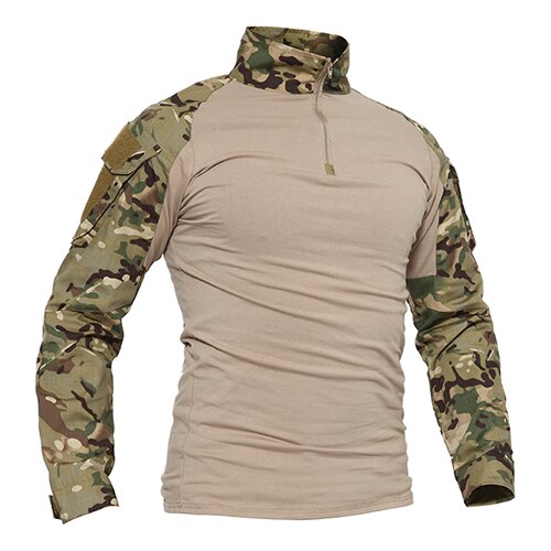 Tactical T-shirts Military Clothing Summer Long Sleeve Army Combat T-shirts Camouflage Airsoft tshirts Hunt Fish Tees | Vimost Shop.