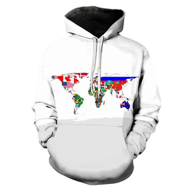 3D Hoodies National flag Canada Hoodies Sweatshirts Fashion Men Women Hoodies Germany/Brazil National flag 3D Hoodie | Vimost Shop.