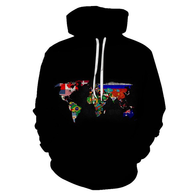 3D Hoodies National flag Canada Hoodies Sweatshirts Fashion Men Women Hoodies Germany/Brazil National flag 3D Hoodie | Vimost Shop.