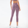 Anti-sweat High Waist Sport Workout Tight Women Plain Soft Nylon Yoga | Vimost Shop.