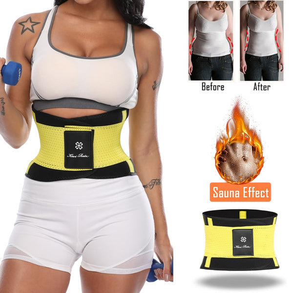 Sweat Waist Trainer Body Shape Shaper Xtreme Power Modeling Belt Faja Girdle Tummy Slimming Fitness Corset Shapewear | Vimost Shop.