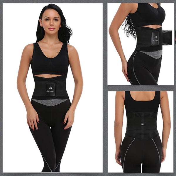 Sweat Waist Trainer Body Shape Shaper Xtreme Power Modeling Belt Faja Girdle Tummy Slimming Fitness Corset Shapewear | Vimost Shop.