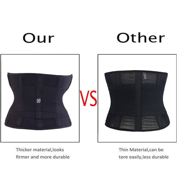 Sweat Waist Trainer Body Shape Shaper Xtreme Power Modeling Belt Faja Girdle Tummy Slimming Fitness Corset Shapewear | Vimost Shop.