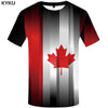 Maple Leaf T shirt Men Fireworks Tshirts Casual Canada Anime Clothes Black T-shirts 3d Psychedelic Shirt Print | Vimost Shop.