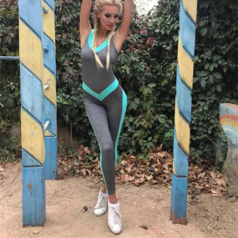 Women Suit Female Yoga One piece Jumpsuits Running Clothes | Vimost Shop.