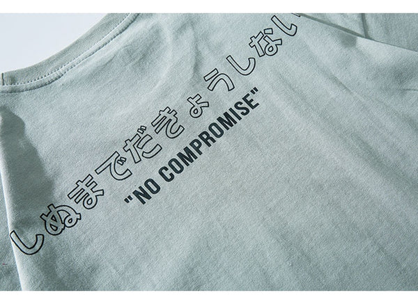 Men Japanese Printed Men's Tee Shirts O-neck T Shirt | Vimost Shop.