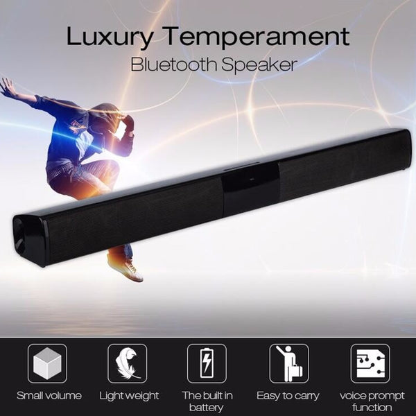 20W Wireless Column Bluetooth Speaker TV Soundbar Stereo Sound Home Theater Sound Bar TF USB For TV PC | Vimost Shop.
