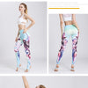 Women Leggings Gym Elastic Prints Long Tights | Vimost Shop.
