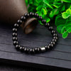 Pulsera hombre Cylinder Hematite Bracelets For Men Classic Nature Stone Beads Bracelets&Bangles Homme Yoga Jewelry | Vimost Shop.