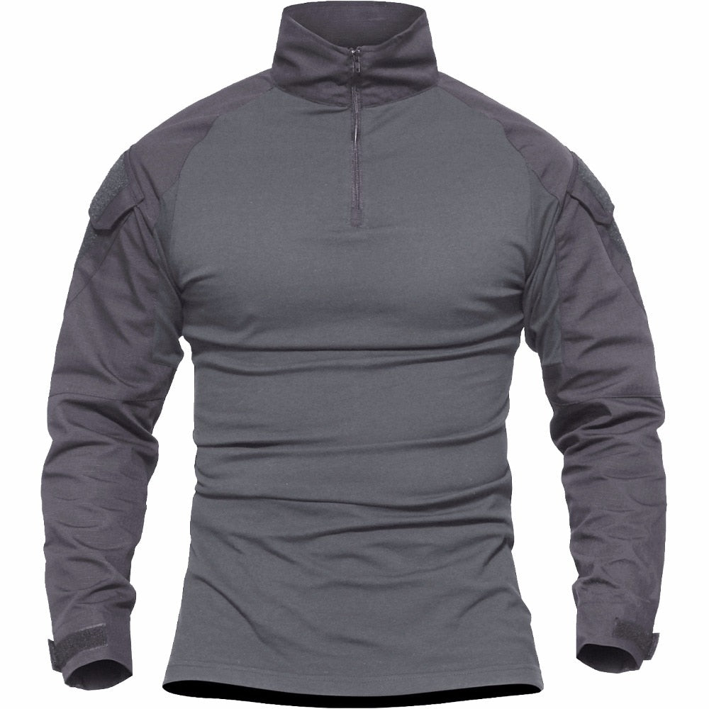 Men Military Tactical T-shirt Long Sleeve SWAT Soldiers Combat T Shirt Airsoft Clothes Man's US Army Shirts No Pads | Vimost Shop.