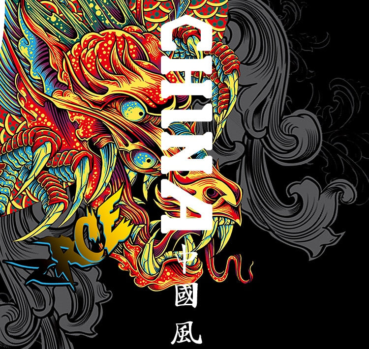Funny T Shirts Chinese Style Dragon 3d T Shirt Fashion Hip Hop Party Brand Clothing Men Plus Fitness Clothing | Vimost Shop.