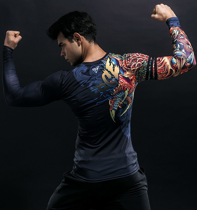 Funny T Shirts Chinese Style Dragon 3d T Shirt Fashion Hip Hop Party Brand Clothing Men Plus Fitness Clothing | Vimost Shop.