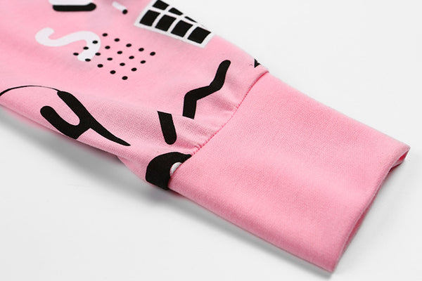 Women Harajuku Geometry Printed Sweatshirts | Vimost Shop.