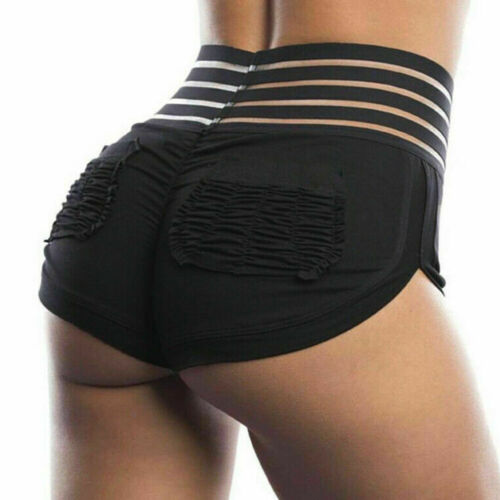 Sexy Yoga Shorts Women Sports Wear Fitness Short Pants Skinny Female Push Up Gym Clothing Solid Color Elastic Breathable Flex | Vimost Shop.