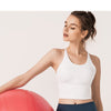 Solid Spaghetti Straps Yoga Gym Crop Tops Women Quick Dry | Vimost Shop.