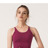 Solid Spaghetti Straps Yoga Gym Crop Tops Women Quick Dry | Vimost Shop.
