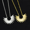 V Attract Vintage Spike Sunburst Charm Pendant Necklace Women Men Jewelry Boho Starburst Collares Gold  Choker Necklaces | Vimost Shop.