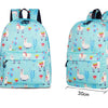 Animal  3D Print Cute Alpaca Flower School Backpack | Vimost Shop.