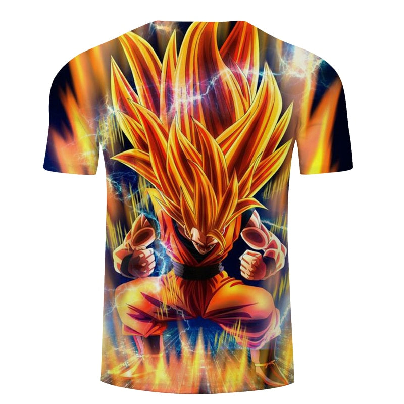 Goku Dragon Ball Z 3d T Shirt Summer Hipster Short Sleeve Tee Tops Men/Women Anime DBZ Harajuk T-Shirts Homme | Vimost Shop.