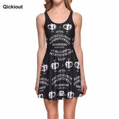 Summer New arrival Women Sleeveless Vest Dress Fashion Extra-terrestrial Digital Printing Dresses | Vimost Shop.